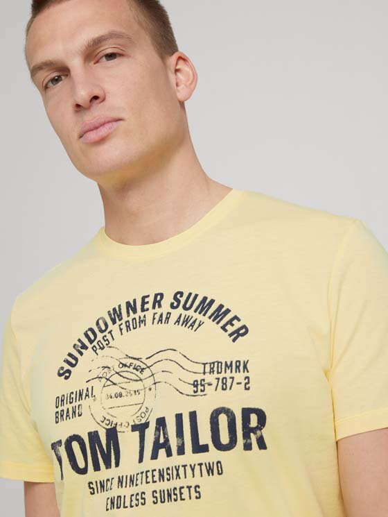 Tom Tailor Tričko pánske, krátke rukávy